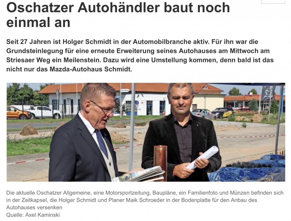 Oschatzer Allgemeine Zeitung 30.08.2017